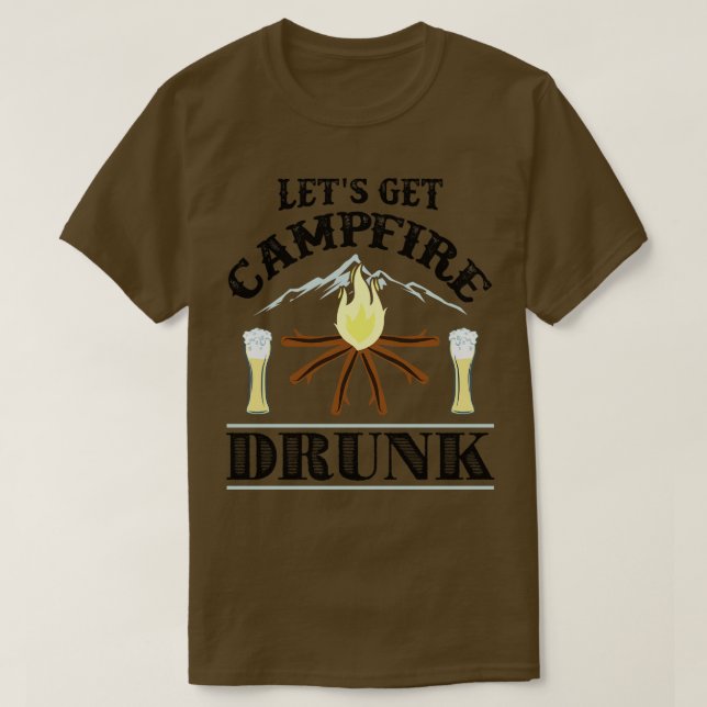 Camiseta Campfire Borracho 1 (Diseño del anverso)