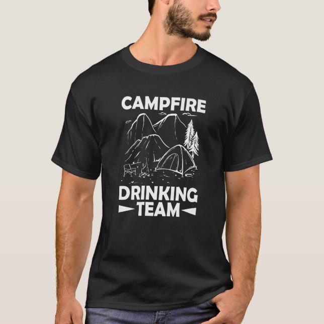 Camiseta Campfire Drinking Team  8 (Anverso)