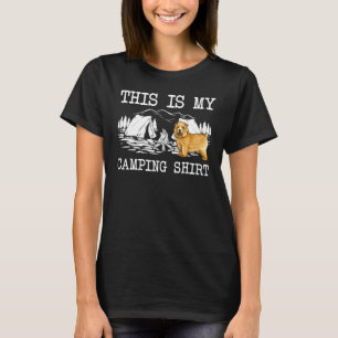 Camiseta Campfire Norwich Terrier Perro Este Es Mi Camping