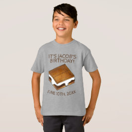 Camiseta Campfire S'mores Marshmallow Smores Fiesta de cump