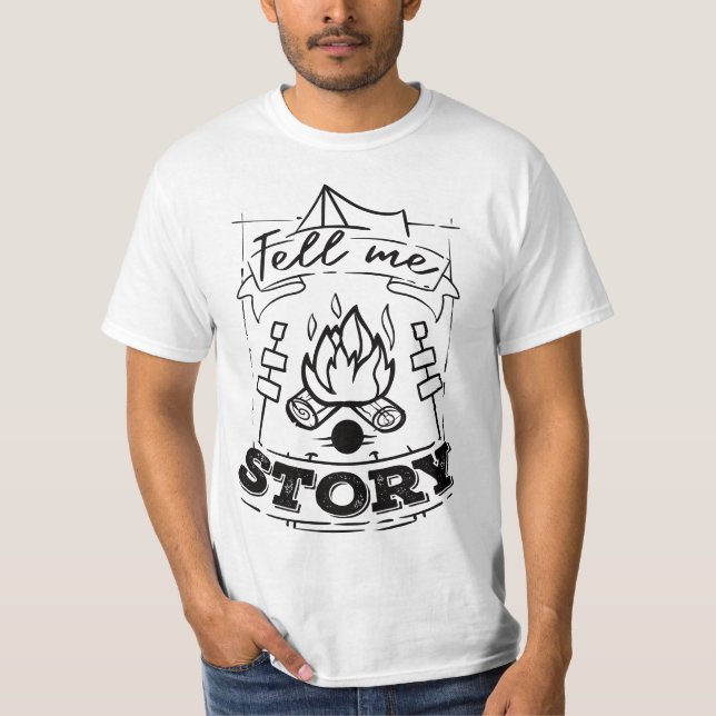 Camiseta Campfire Story Teller Camping Gift (Anverso)