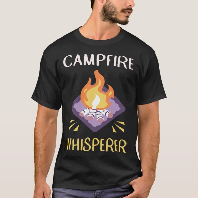 Camiseta Campfire Whisperer Camping  Campfire  1 (Anverso)