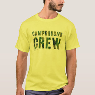 Camiseta CAMPGROUND CREW Camo Anfitrión Consejero de Verano