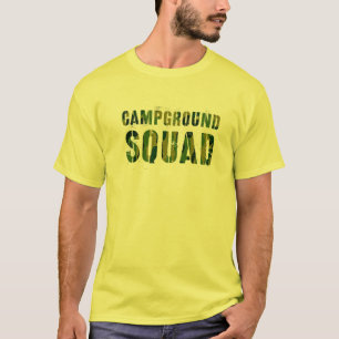 Camiseta CAMPGROUND SQUAD Camo Curso de verano de consejero