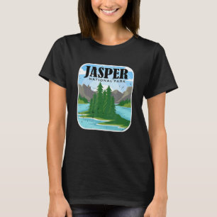 Camiseta Campi de recuerdo del Parque Nacional Jasper Canad