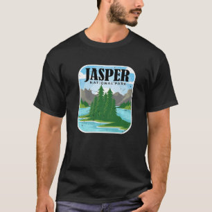 Camiseta Campi de recuerdo del Parque Nacional Jasper Canad