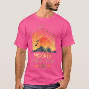 Camiseta Campi de vacaciones de Recuerdos de Wisconsin 2022