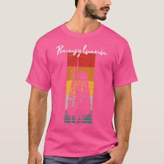 Camiseta Campi forestal de recuerdos del estado de Evergree