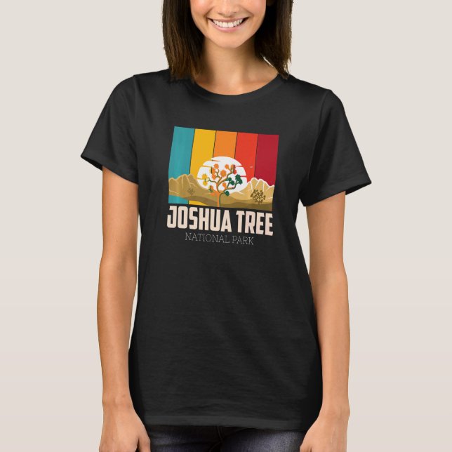 Camiseta Campin Parque nacional del desierto Joshua Tree Ca (Anverso)