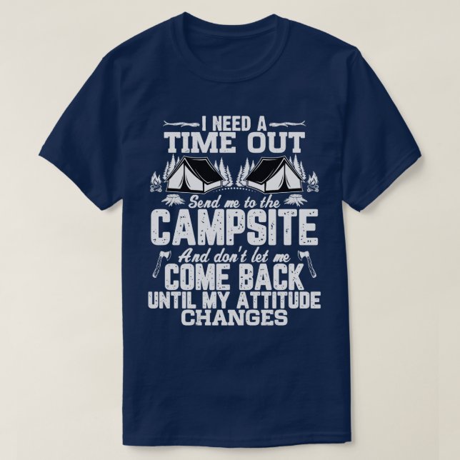 Camiseta Camping (Diseño del anverso)