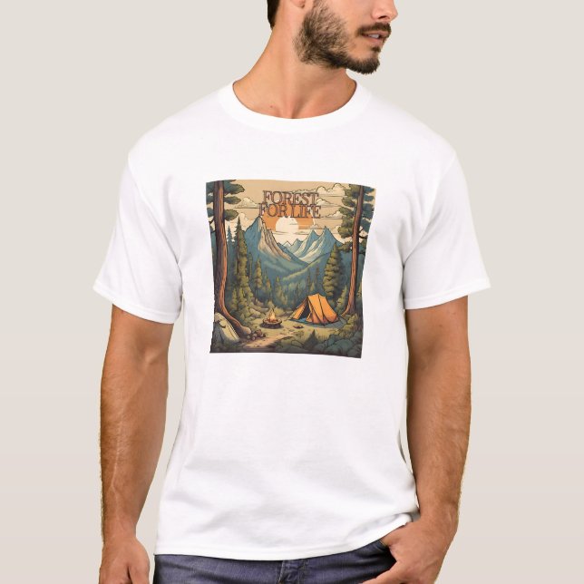 Camiseta Camping. (Anverso)