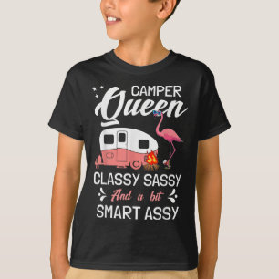 Camiseta Camping 365 Camper Queen Cly Sy Smart Y Camping Rv