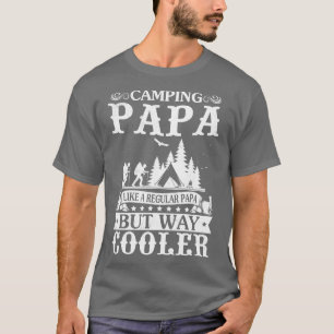 Camiseta Camping A Papá Le Gusta El Papa Regular Pero El Ca