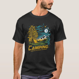 Camiseta Camping Abrazon la libertad al aire libre
