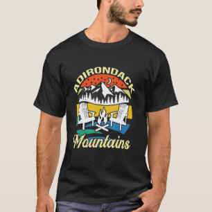 Camiseta Camping Adirondack Mountain Senderismo Parque de l