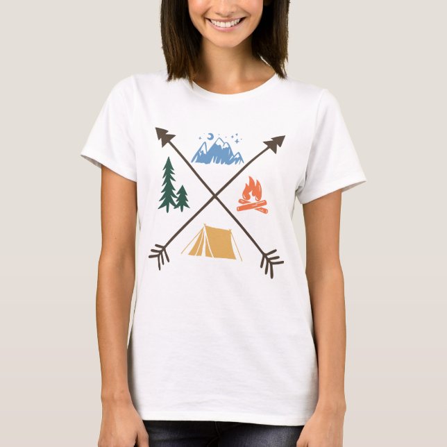Camiseta Camping Adventure (Anverso)