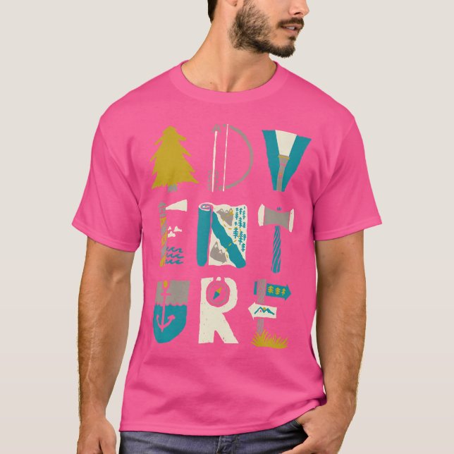 Camiseta Camping Adventure Awath Travel Camping (Anverso)