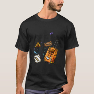 Camiseta Camping Adventure Travel Combination
