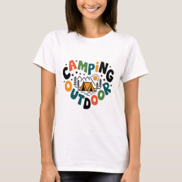 Camiseta Camping al aire libre