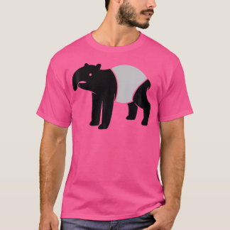 Camiseta Camping al aire libre con imágenes de Tapir en Mal