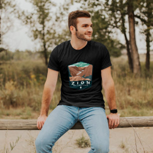 Camiseta Camping al aire libre del Parque Nacional de Zion 