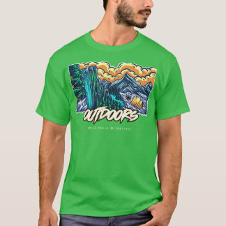 Camiseta Camping al aire libre Wild About Wilderness