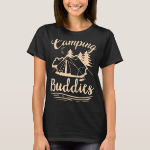 Camiseta Camping amigos para la vida Caravan trailer RV