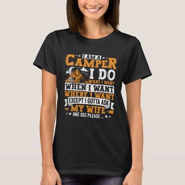 Camiseta Camping Apparel Camper Outdoor Travel for Men  1 (Anverso)