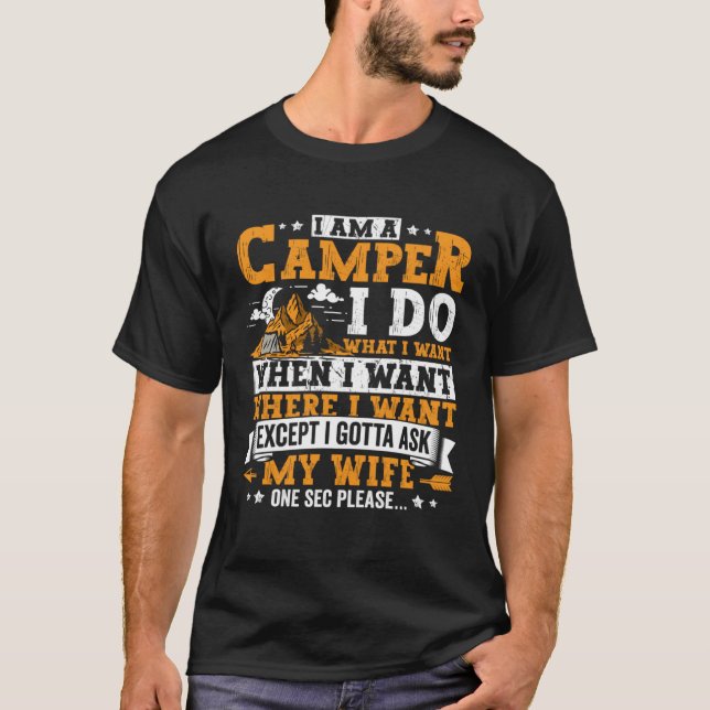 Camiseta Camping Apparel Camper Outdoor Travel for Men  1 (Anverso)