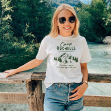 Camping Bachelorette Crew White