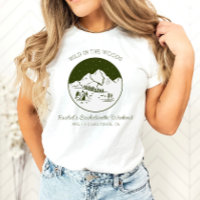 Camping Bachelorette T-Shirt personalizado