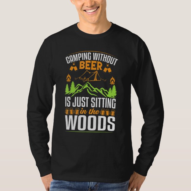 Camiseta Camping Beer Dad Son (Anverso)