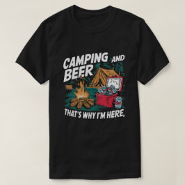 Camiseta Camping & Beer - La aventura perfecta