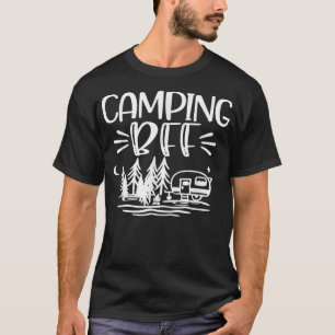 Camiseta Camping BFF River Mom Regalo Funny Sassy