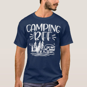 Camiseta Camping BFF River Mom Regalo Funny Sassy