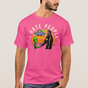Camiseta Camping Bigfoot Sasquatch Ufo Aliens