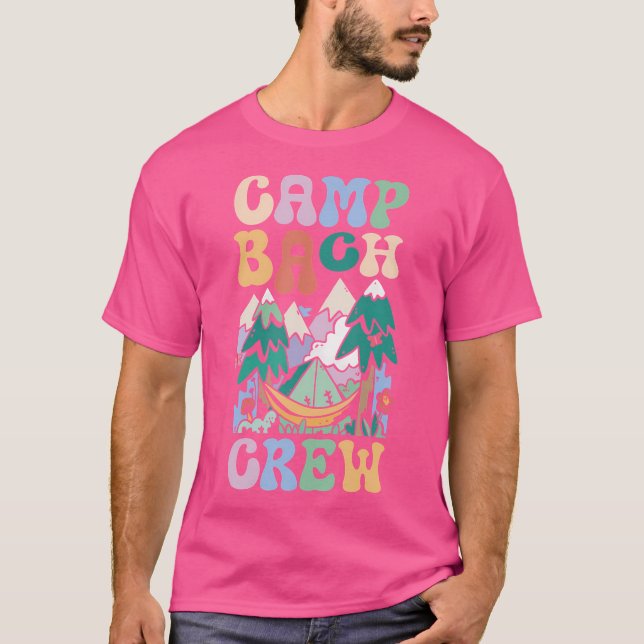 Camiseta Camping Bridal Party Camp Bachelorette Camp Bach C (Anverso)