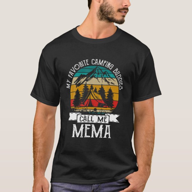 Camiseta Camping Budders Me Llaman Camping Mema Camper T Sh (Anverso)
