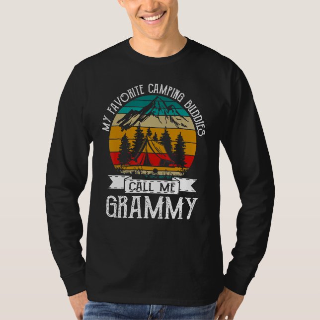 Camiseta Camping Buddies Call Me Camping Grammy Camper (Anverso)