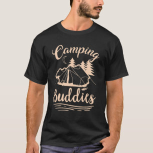 Camiseta Camping Buddies Classic Summer Vacation Family