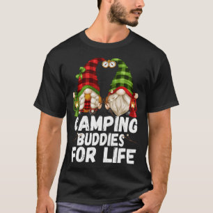 Camiseta Camping Buddies For Life - Cosas Graciosas De Gnom