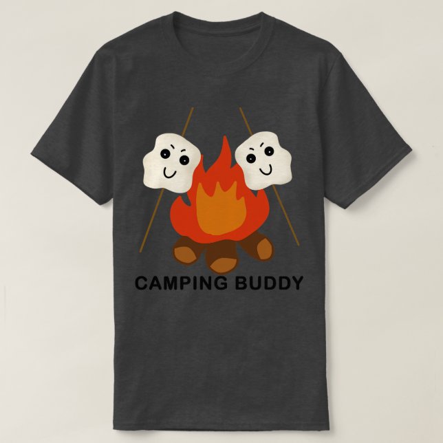 Camiseta camping BUDDY (Diseño del anverso)