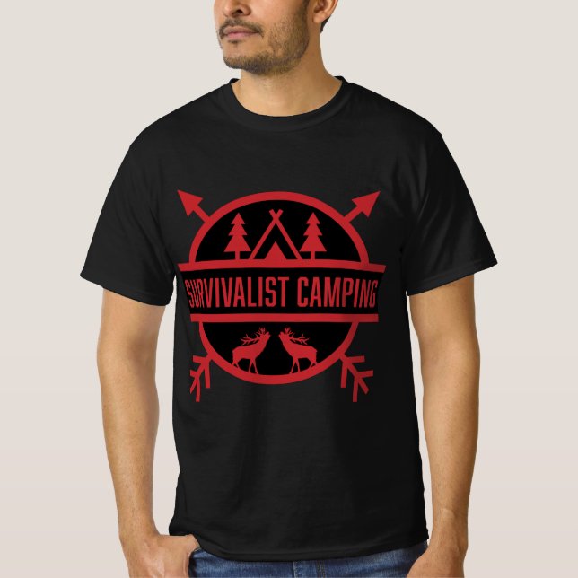 Camiseta Camping Bushcraft (Anverso)