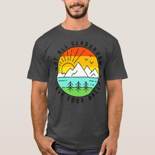 Camiseta Camping Camp Nature No Todos Los Aulas Tienen Cuat