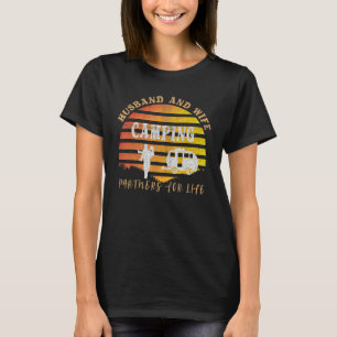 Camiseta Camping Camper Caravana hombre y mujer socio para 