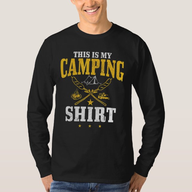 Camiseta Camping Camper Este Es Mi Camping (Anverso)