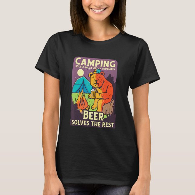 Camiseta Camping Camper Happy Life (Anverso)