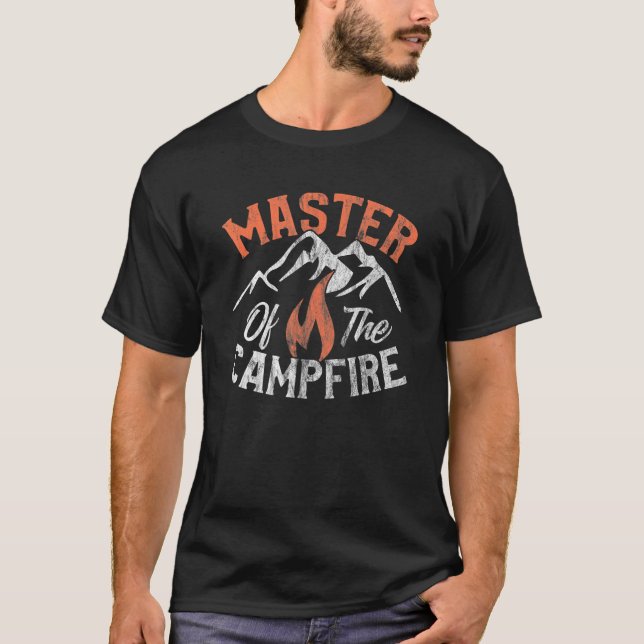 Camiseta Camping Camper Master Of The Campfire (Anverso)