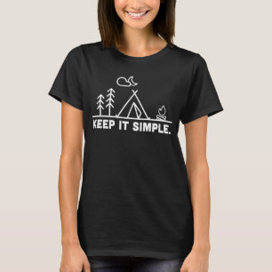 Camiseta Camping Camper Motorhome Caravan Campsite