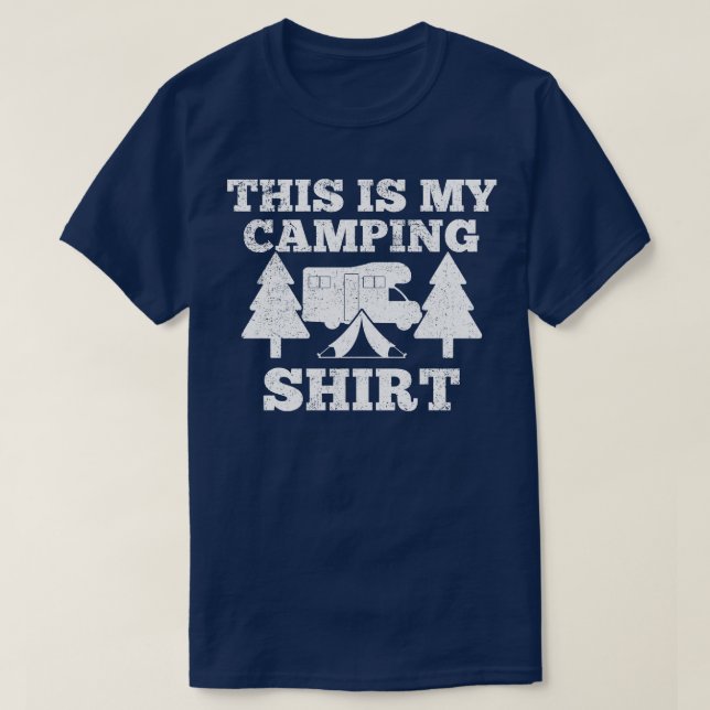Camiseta Camping Camper RV Camping (Diseño del anverso)